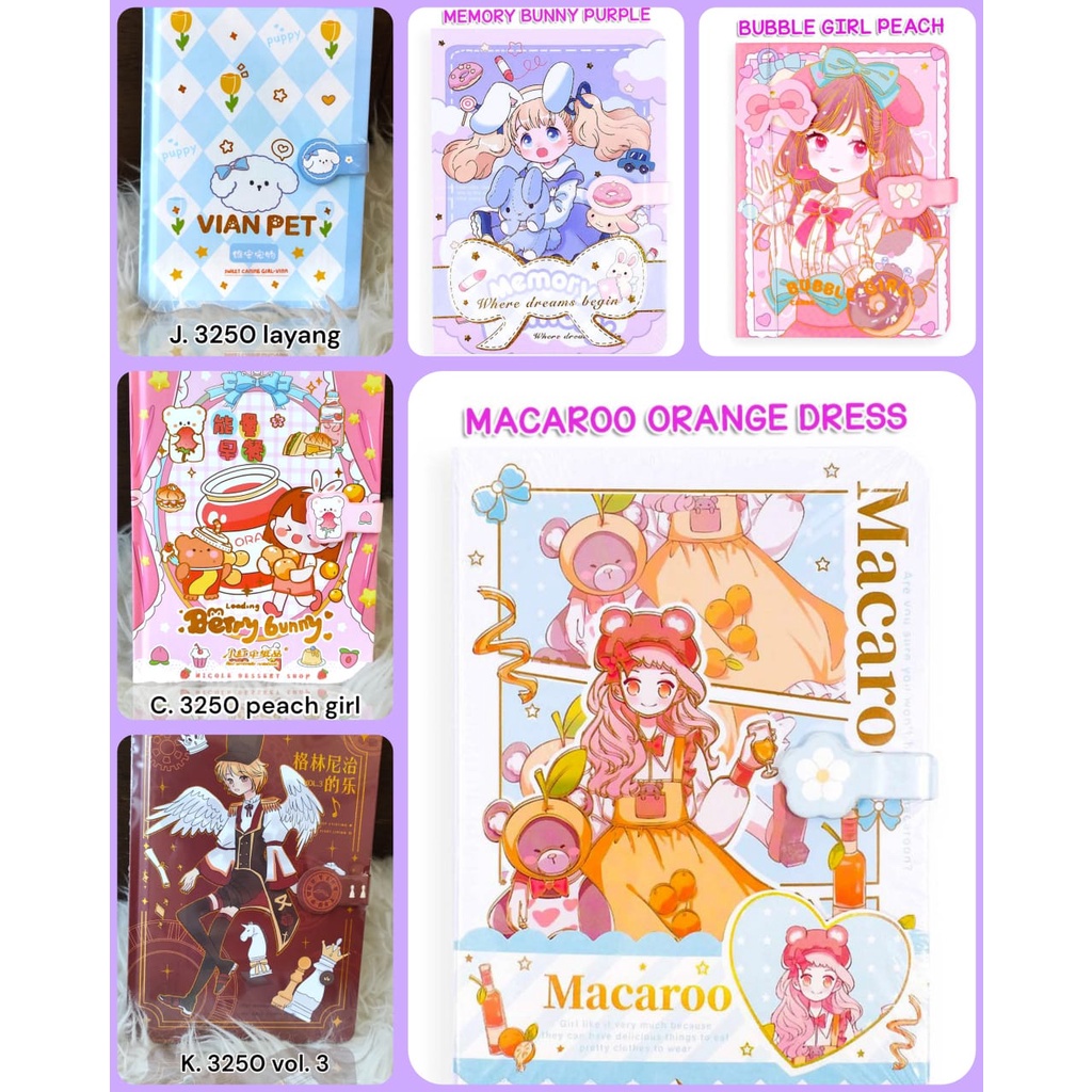 

GULAGULA - BUKU DIARY HARDCOVER KANCING MAGNET ANIME | HANDBOOK ANIME | BUKU DIARY KARTUN | BUKU HARIAN LUCU | NOTEBOOK | BUKU MEMO KARTUN | CARTOON DIARY | JOURNALING | BUKU NOTE HARDCOVER | DIARY AGENDA PLANNER