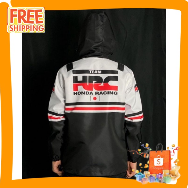 JAKET NASCAR VINTAGE TERMURAH/  [WATERPROOF] JAKET VINTAGE HONDA RACING HRC BLACK