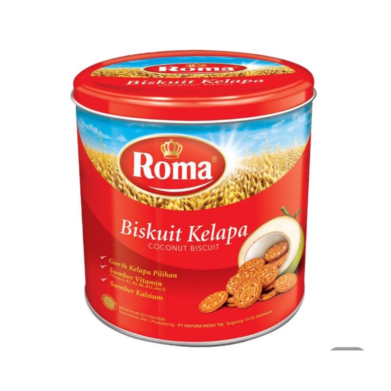 

(hanya instant) Roma Biskuit Kelapa 345 g kue kaleng lebaran - Online Fresh Mart Denpasar