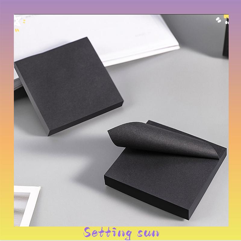 

Catatan Tempel Hitam Polos Alat Tulis Kantor Siswa TN