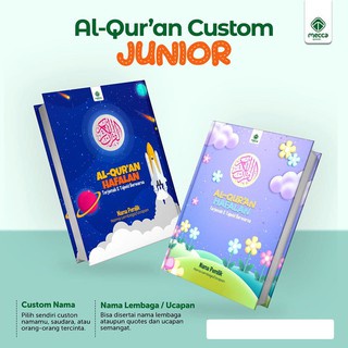 

PROMO 2023 Al Quran Custom B6 Kids/Anak Junior GRATIS CUSTOM NAMA MECCA Hadiah Untuk Si Kecil