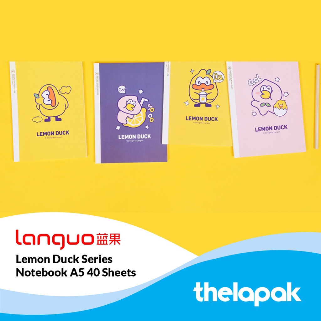 

Buku Tulis A5 Languo Lemon Duck Series 40 Sheets Notebook