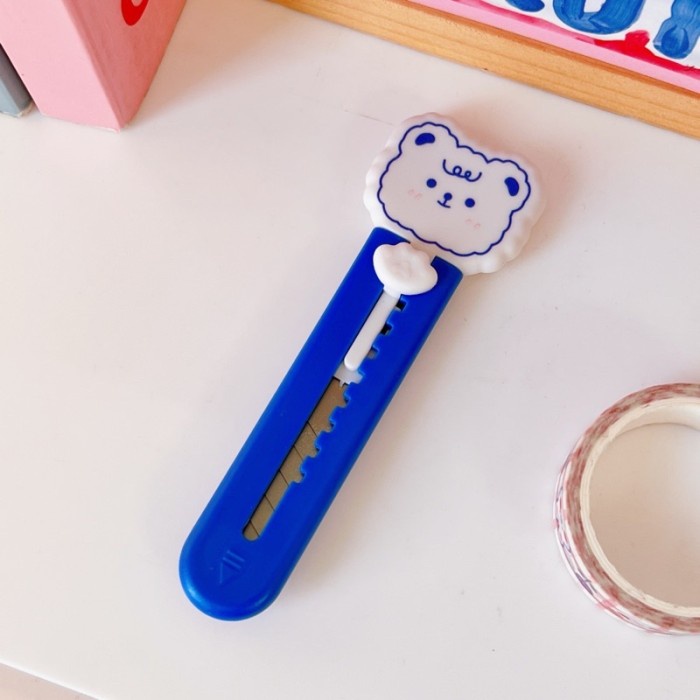 

cute cutter mini korean style cutter cartoon knive pisau imut import murah