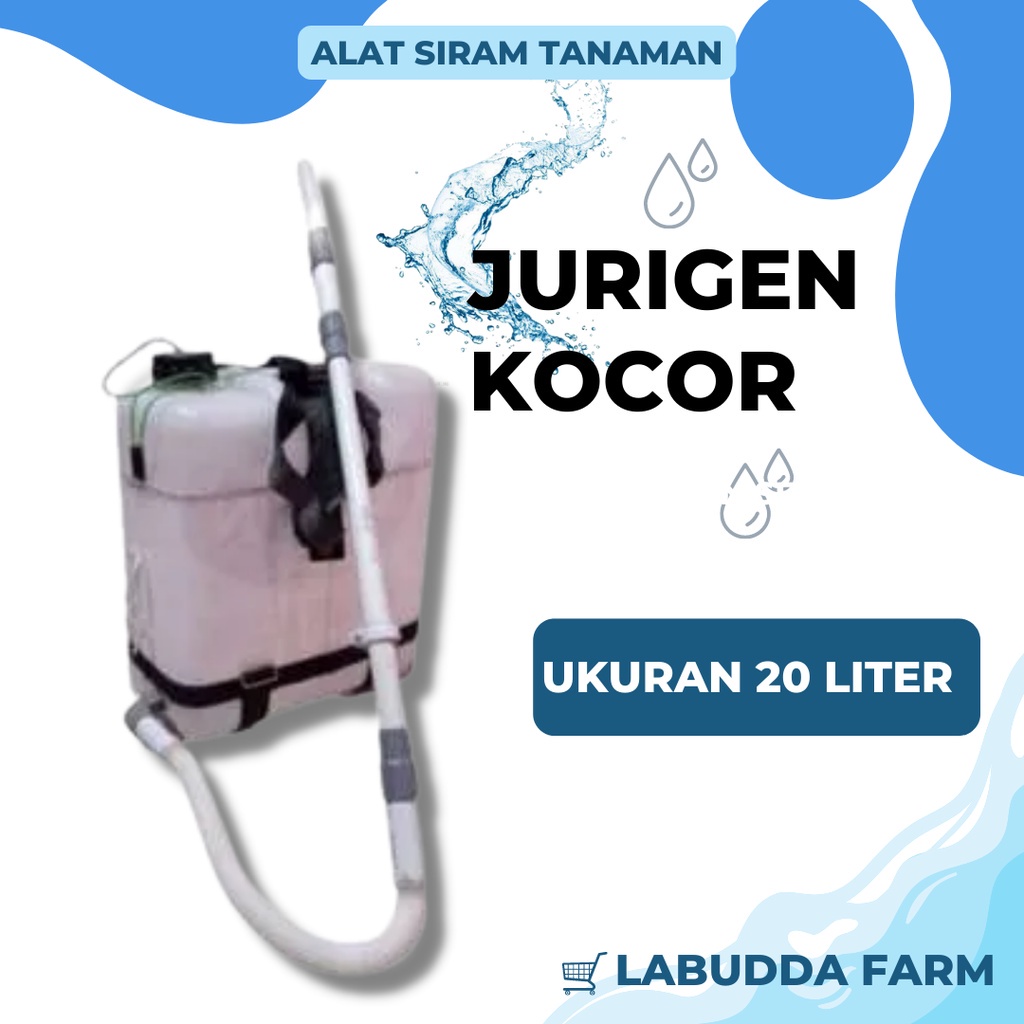 Alat Siram Tanaman Jirigen Kocor Pupuk Cair Kapasitas 20 Liter - Alat Kocor Penyiram Tanaman - Tempa