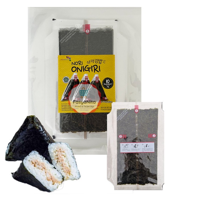 

Nori Onigiri Triangle Nori Wrapper Sushi 10 lembar