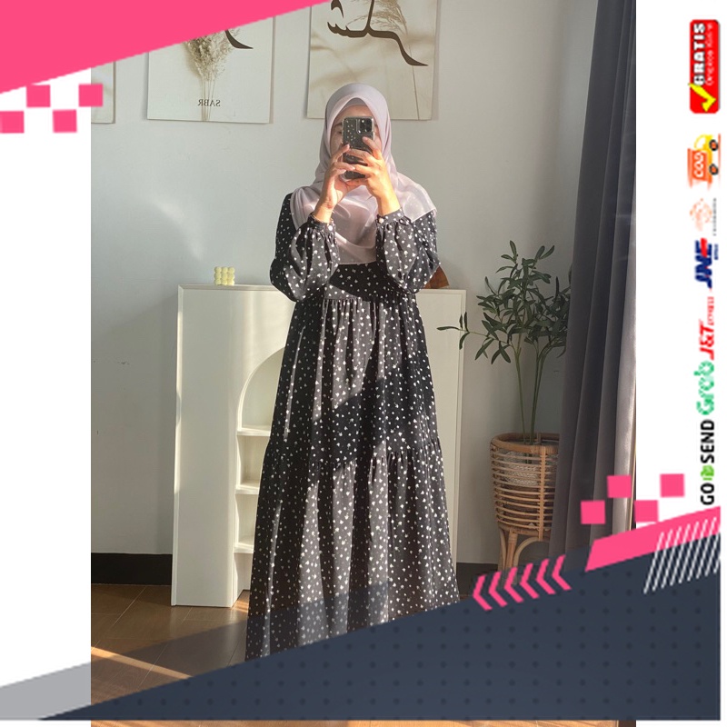 BAJU GAMIS MODEL BARU TERMURAH STYLE TRENDY /Shafa Dress Maxi