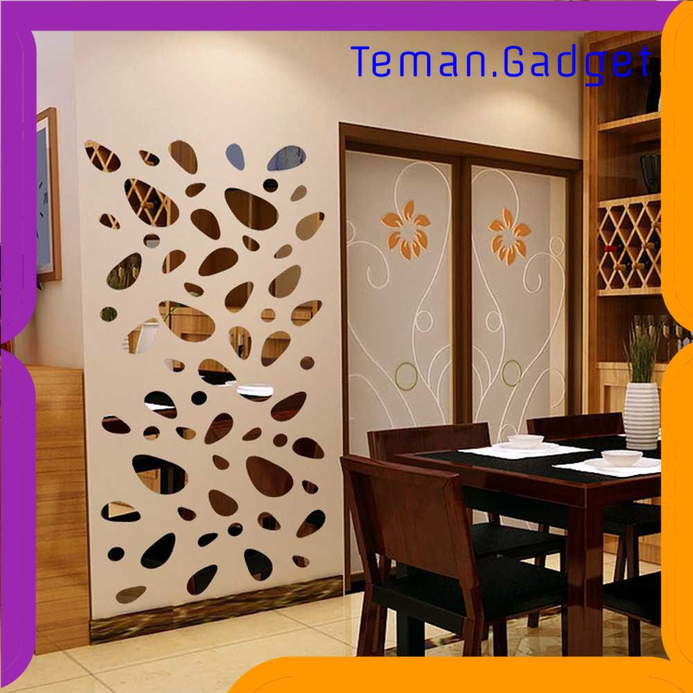 TG -  ART SOLEDI Sticker Dekorasi Dinding Mural Mirror Acrylic 13 PCS - SL09