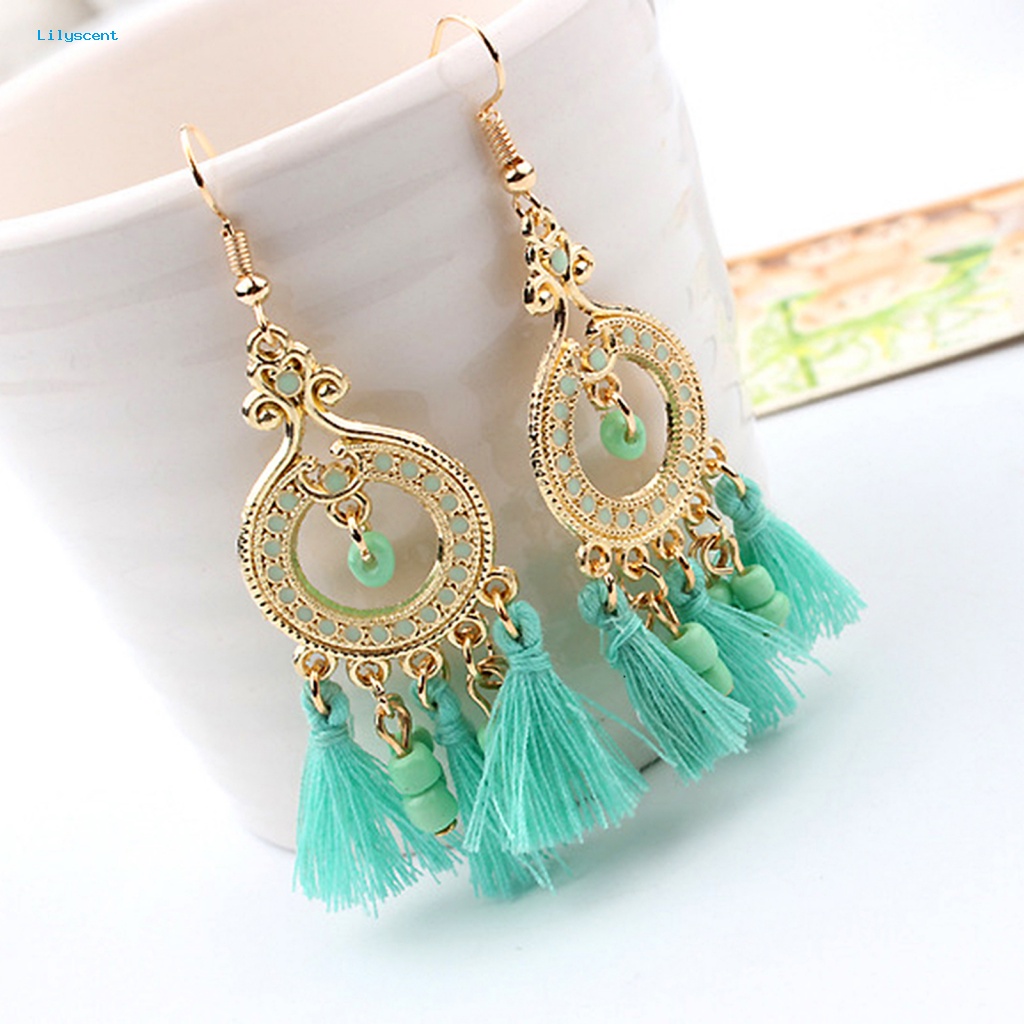 Lilyscent Alloy Women Earrings Untuk Wanita Hias Anting Fashion Tidak Alergi