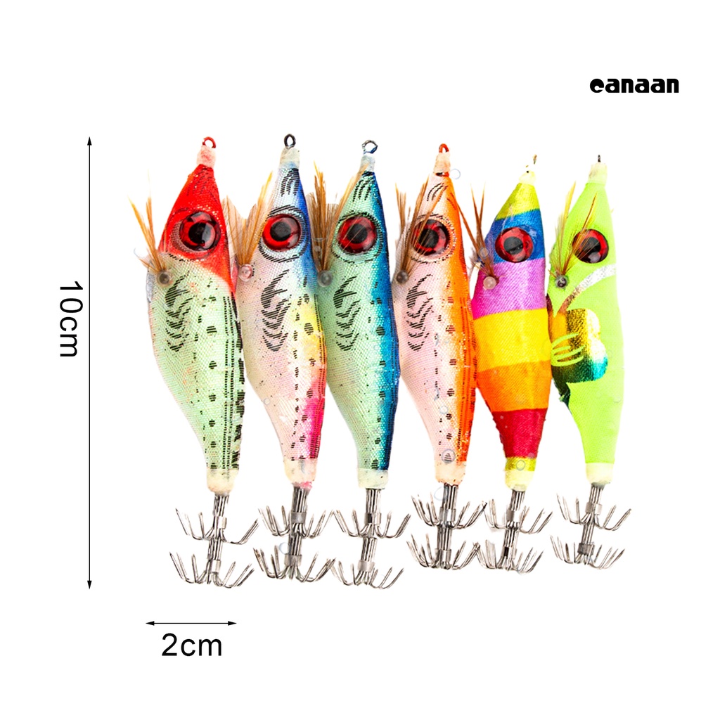 Cnn-bait Luminous Kaitan Pancing Cumi Cumi Cumi Gurita Udang Cuttlefish Bahan PVC Untuk Memancing