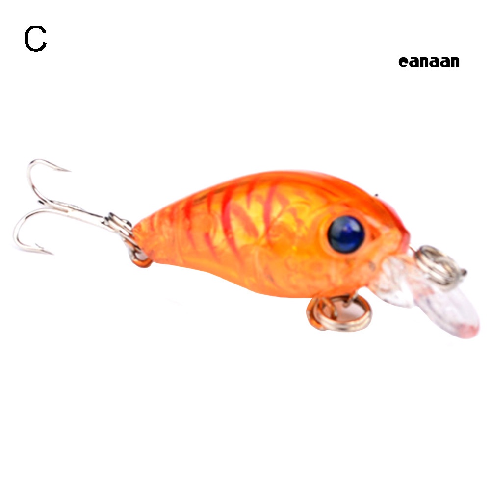 Cnn-4.5cm Umpan Manusia Hidup Pancing Buatan Crankbait Wobbler Ikan Renang Umpan Tackle