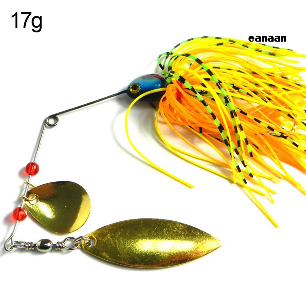 Cnn-willow Blade Spinner Umpan Buzzbait Umpan Pancing Bass Tackle Hook Crankbait