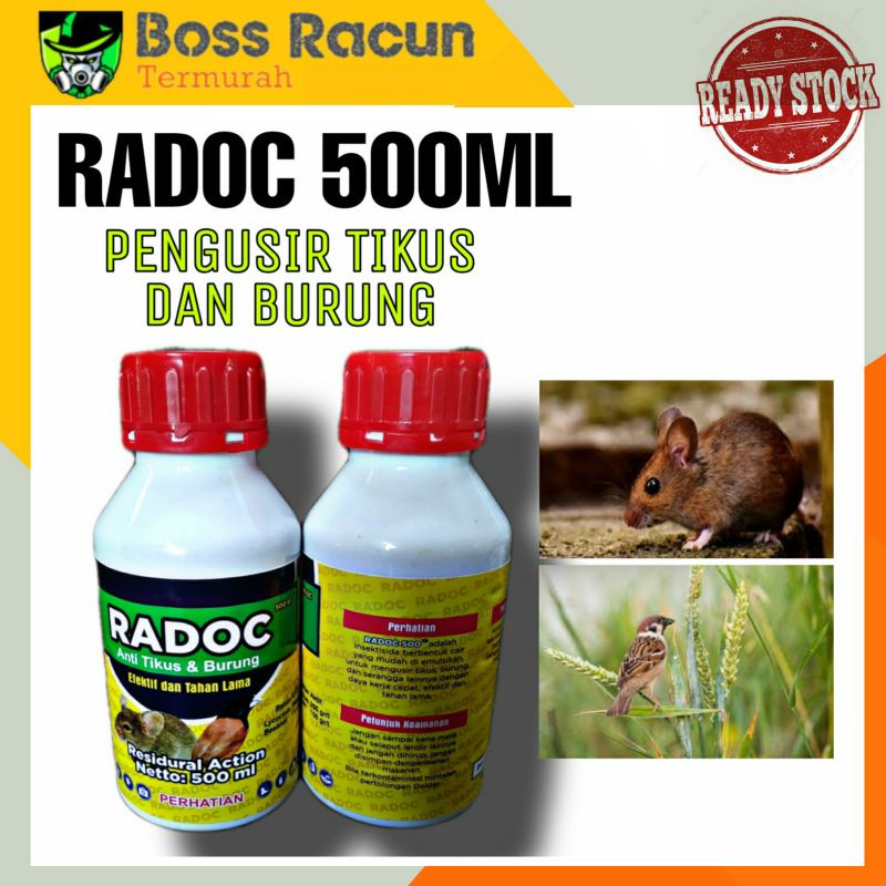 RADOC PENGUSIR TIKUS DAN BURUNG 500ML/ RADOC ANTI TIKUS DAN BURUNG 500ML