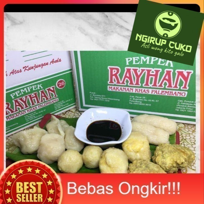 

Empek empek Pempek Palembang Asli Rayhan 26 Ilir -Paket Isi 95