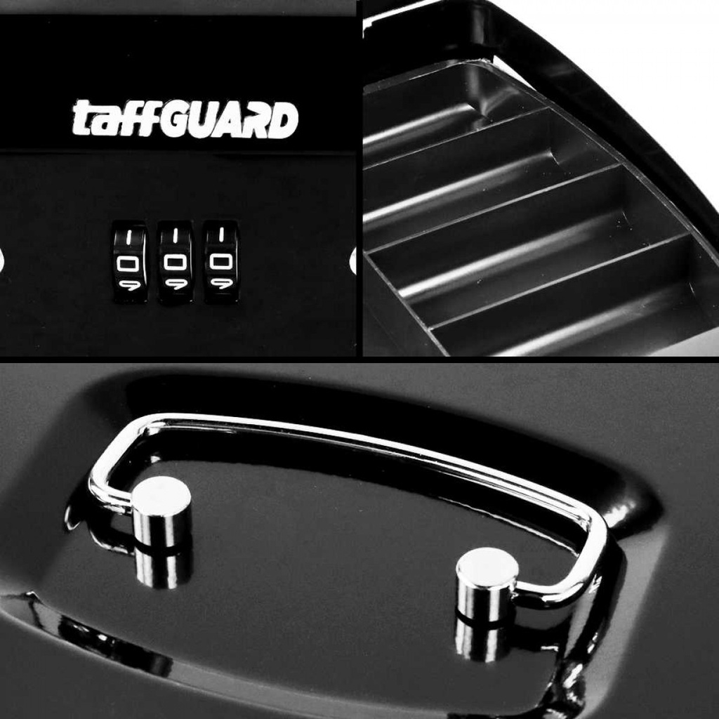 Brankas Penyimpanan Uang Perhiasan Cash Safety Box 3 Digit Password