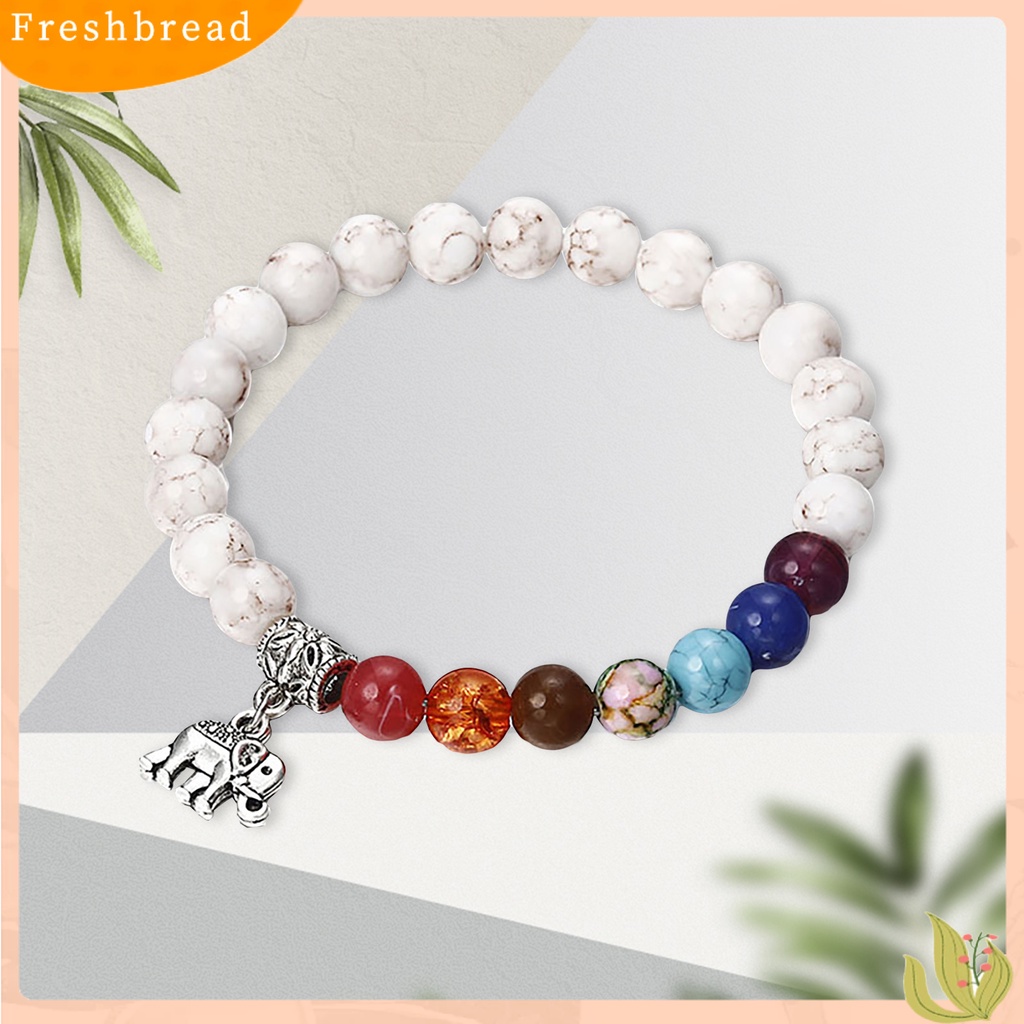 &lt; Freshbread &gt; Wanita Gelang Cakra Gajah Pirus Putih Kreatif Lady Bangles Bangles