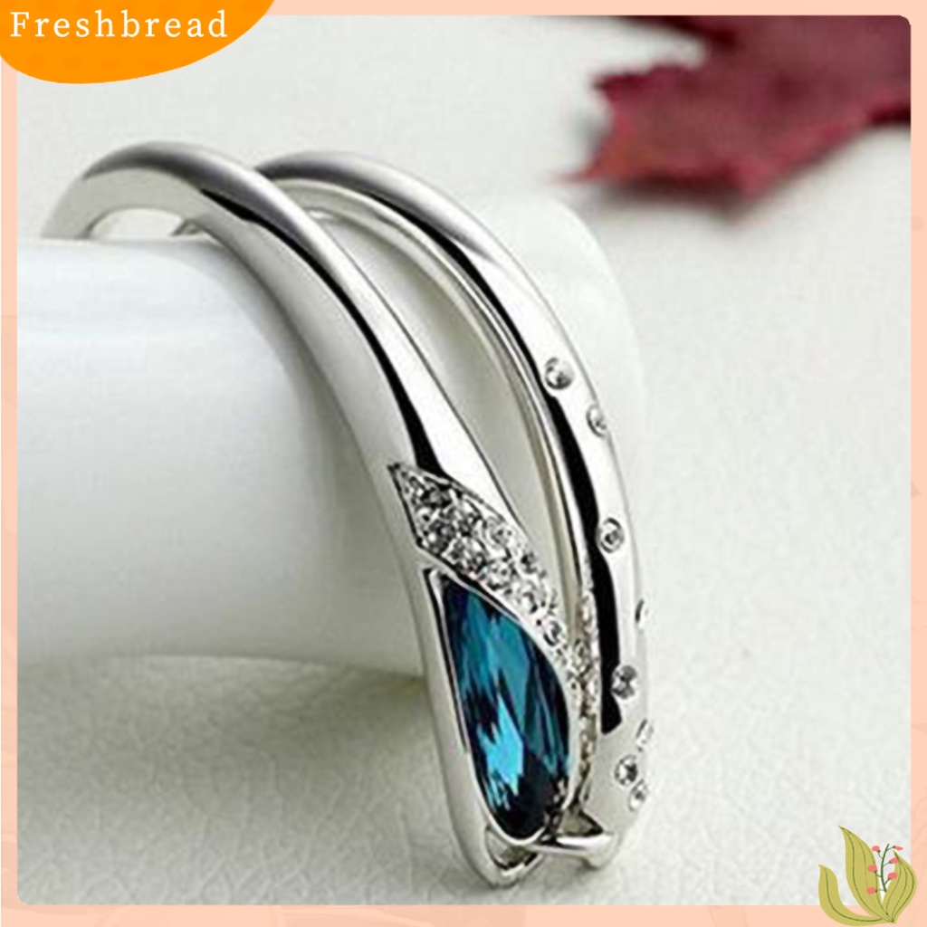 &lt; Freshbread &gt; Gelang Bangle Fashion Berlian Imitasi Ramah Kulit Elegan Untuk Pacaran