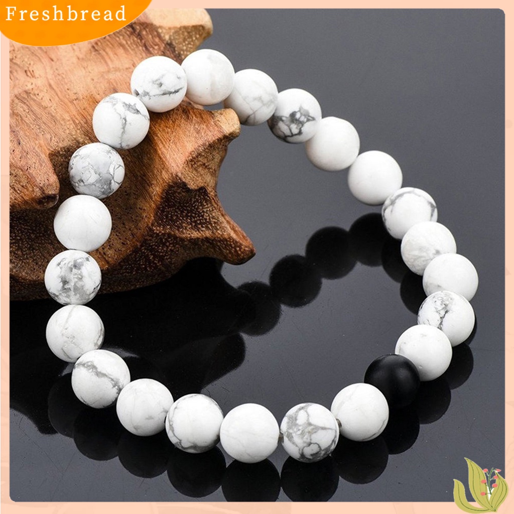 &lt; Freshbread &gt; 2Pcs Gelang Fashion Unisex 8mm Jarak Jauh Selamanya Gelang Hadiah Untuk Pasangan