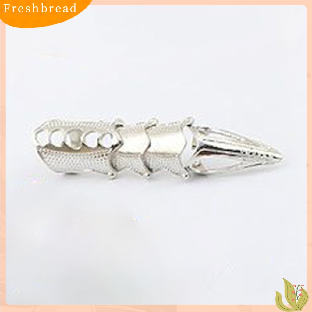 &lt; Freshbread &gt; Cincin Buku Jari Berlebihan Adjustable Unisex Punk Gothic Joint Full Claw Perhiasan Untuk Cospaly