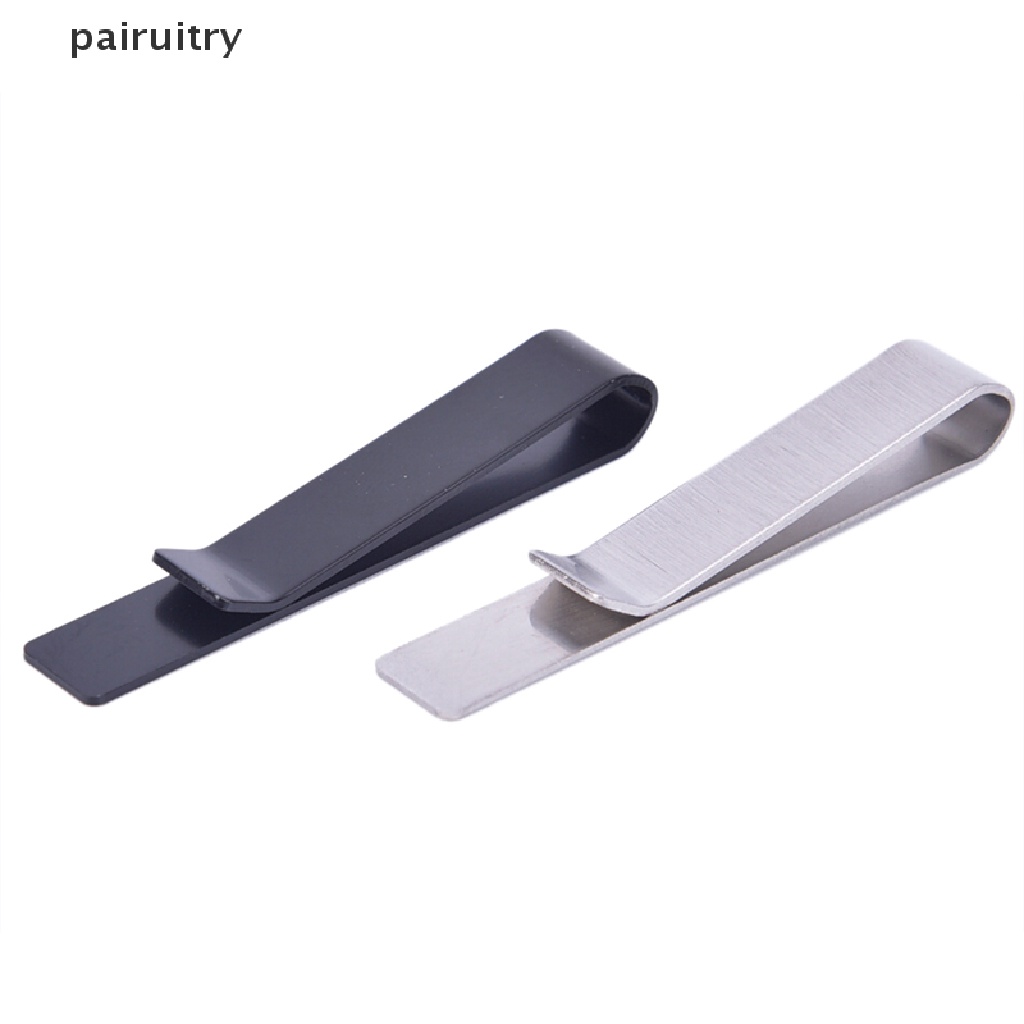 Prt 1PC Jepit Dasi Pria Gaya Klasik Simple Dasi Bisnis Cowok Steel Stainless Clip PRT