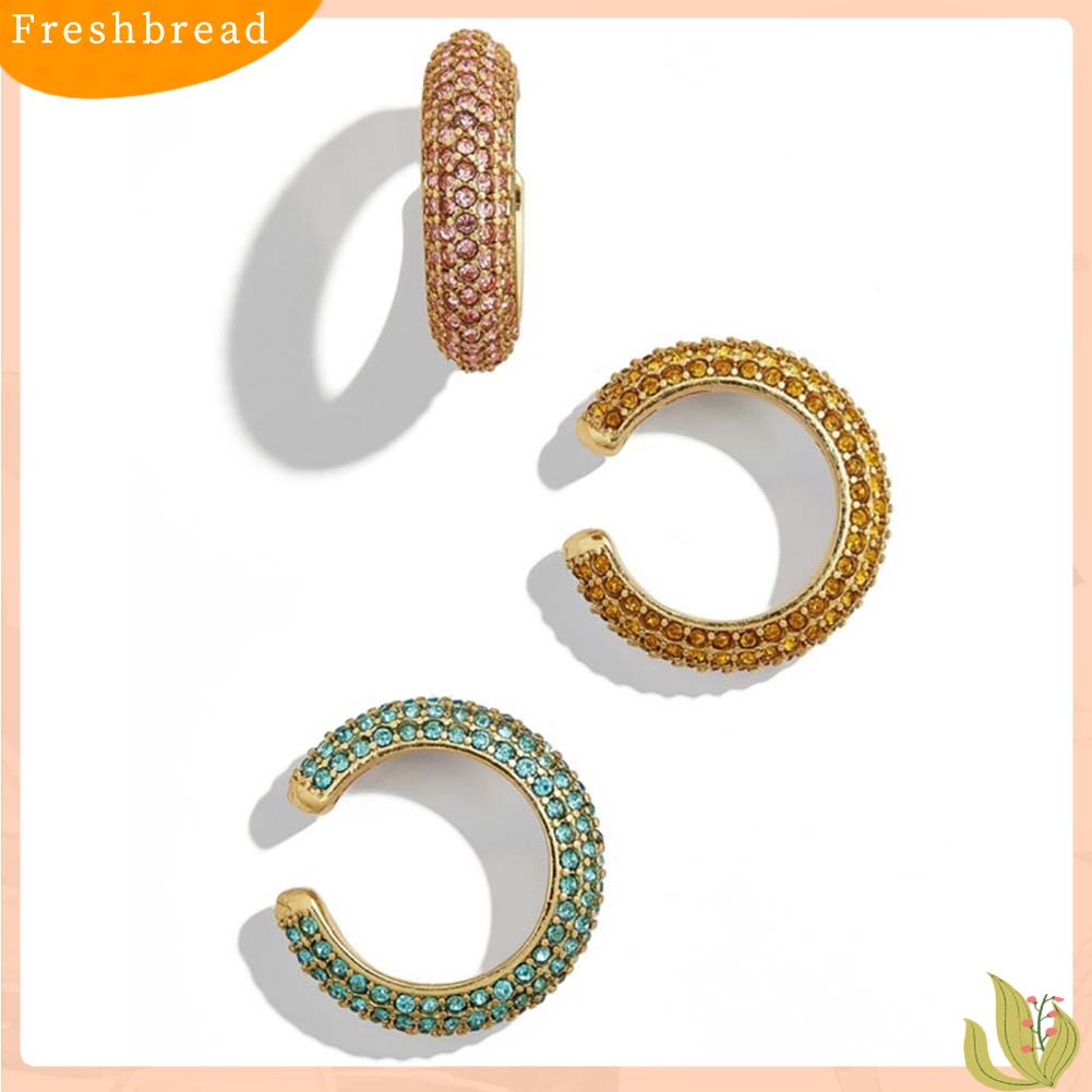 &lt; Freshbread &gt; 1Pc Lady Berlian Imitasi C Bentuk Telinga Manset Klip Anting Tanpa Tindik Perhiasan Tulang Rawan