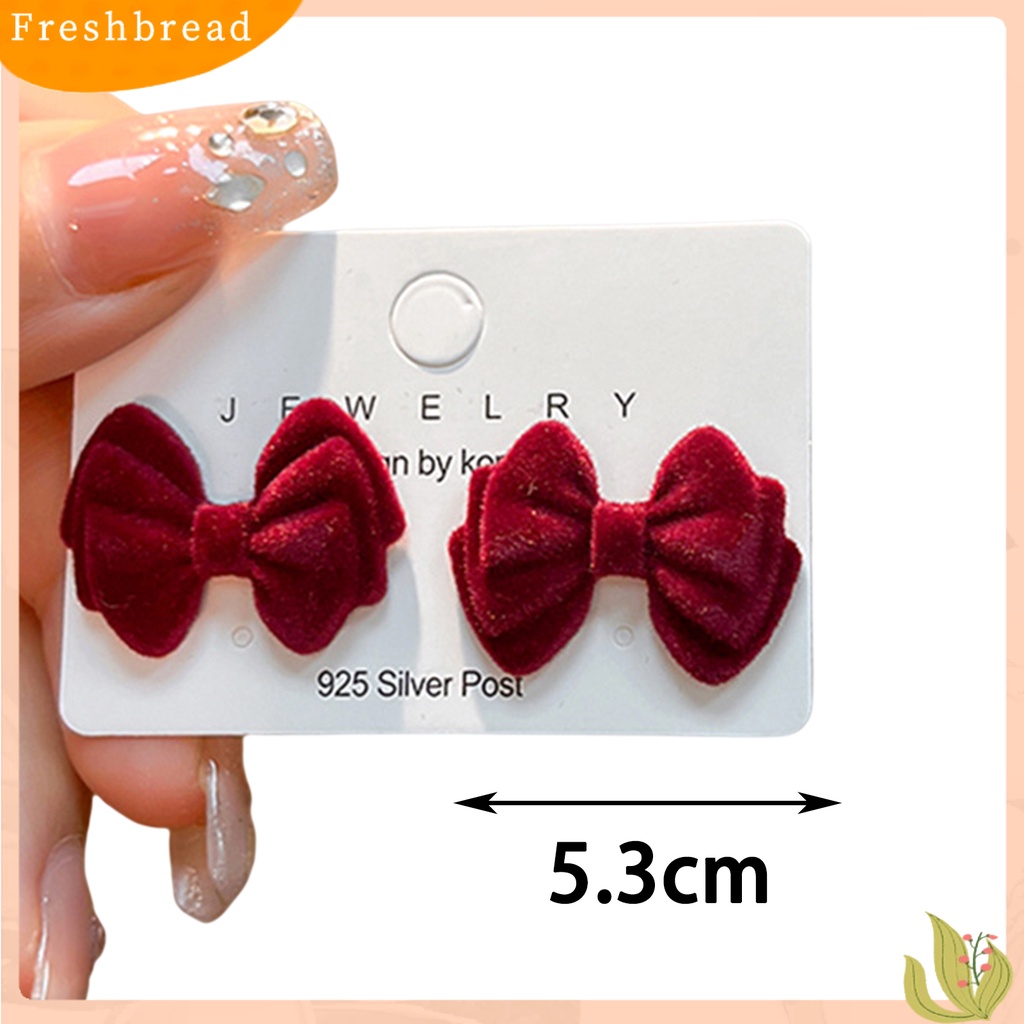 &lt; Freshbread &gt; 1pasang Anting Pejantan Motif Geometris Gaya Cina Temperamen Liontin Electroplating Dekorasi Fashion Item Merah Meriah Anting Perempuan Aksesoris Pakaian