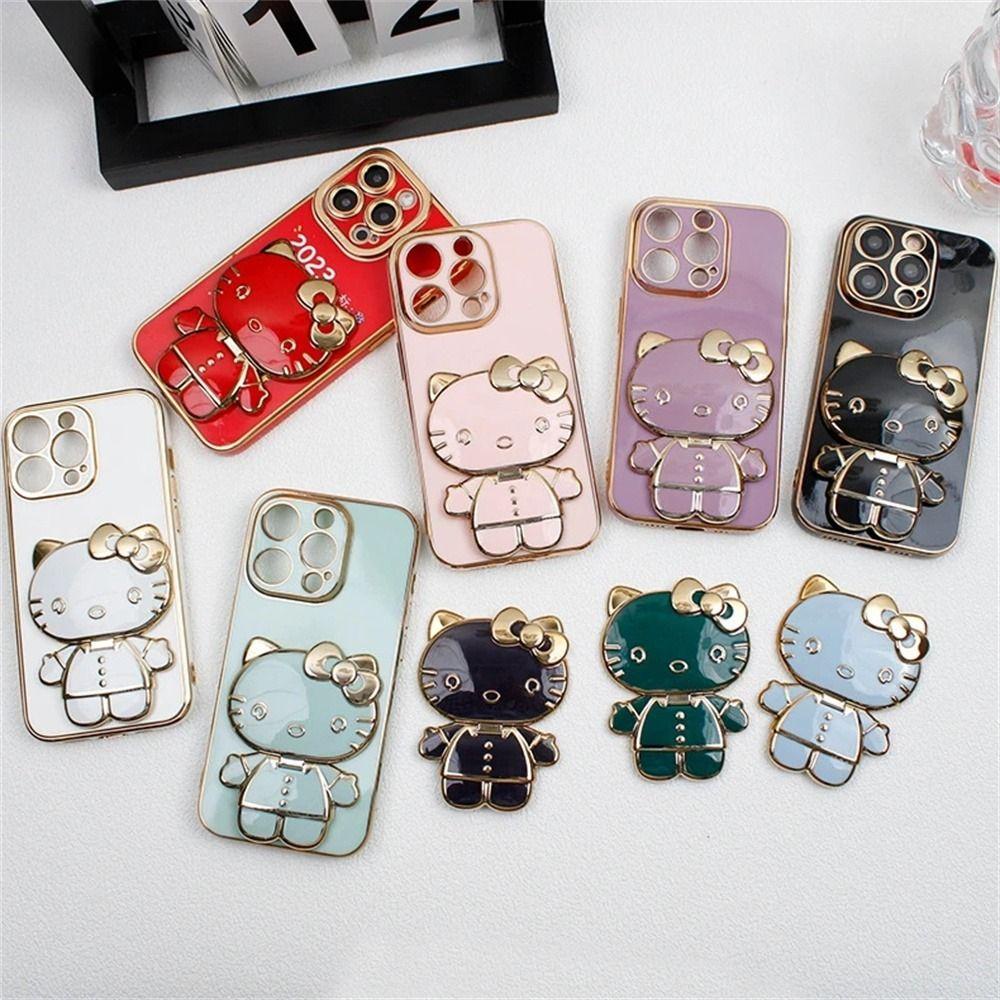 Quinton KT Cat Phone Holder Phone Accessories Phone Grip Phone Case Dekorasi Buckle Bracket Smartphone Phone Kickstand Braket Handphone