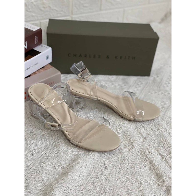 SEPATU WANITA HIGH HEELS CKS003 TRANSPARANT SANDAL PREMIUM IMPORT