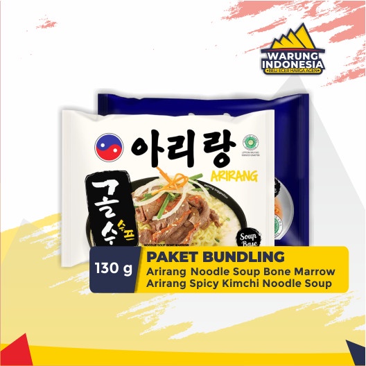 

Mie Arirang Sup Sum Sum Noodle Soup Bone Marrow + Kimchi 130gr