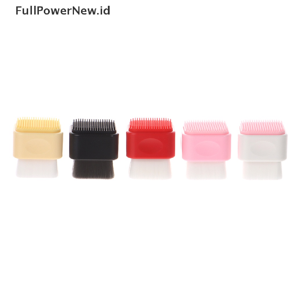 Power 1Pc Silicone Bubbler Cleaning Brushes Sikat Pembersih Wajah Dua Sisi ID