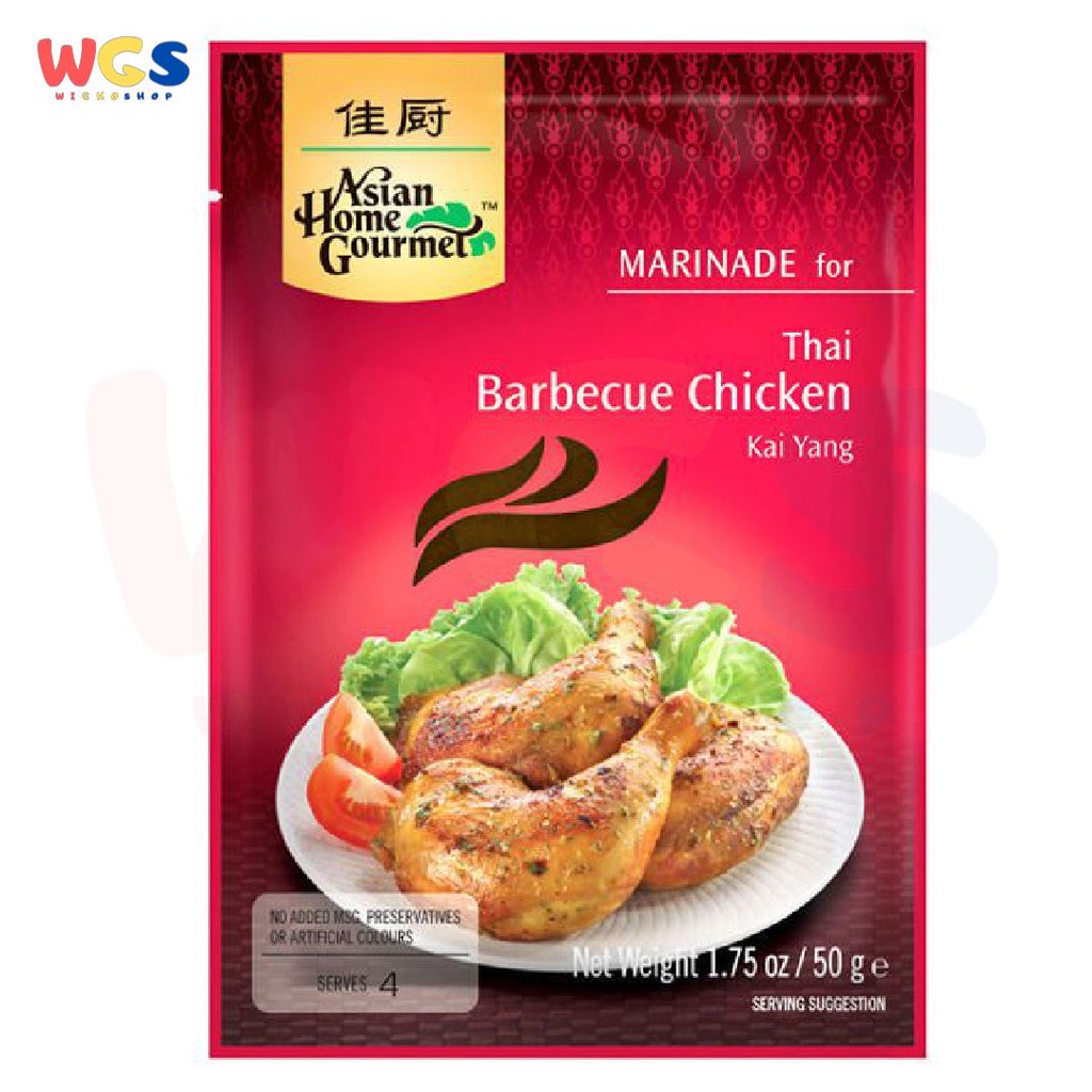 Asian Home Gourmet AHG Thai Barbeque Chicken Kai Yang 50gr - Bumbu Ayam