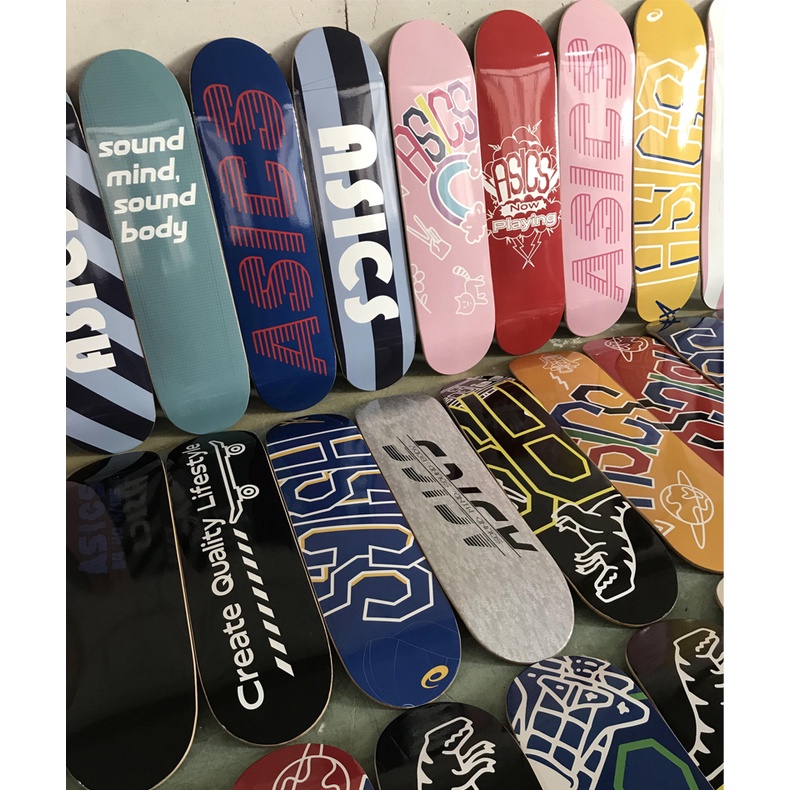 Dekorasi skateboard Double Rocker Street Wear Series Maple skateboard Papan Profesional DECO Pajangan skateboard deck