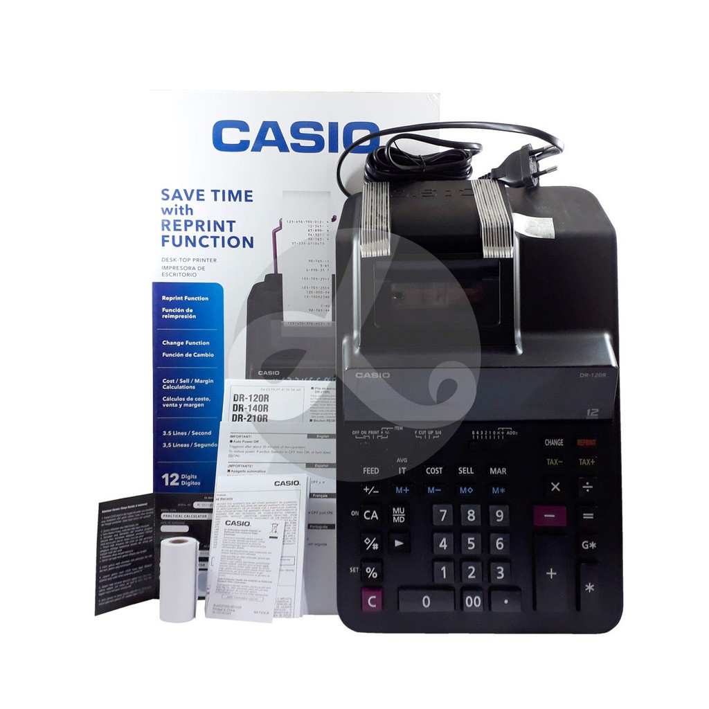 

Kalkulator Casio Printing Calculator Casio DR 120R Original