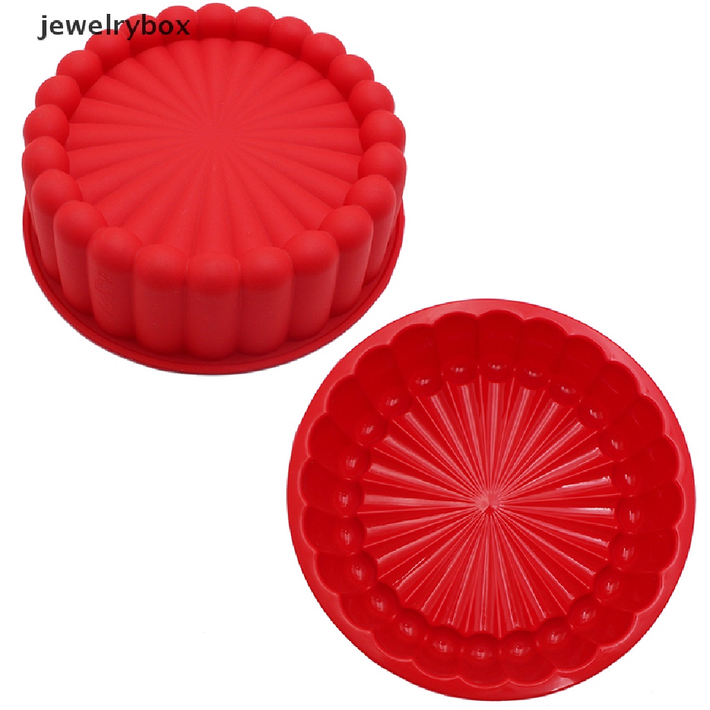 [jewelrybox] Charlotte Silicone Baking Pan 8inch Cetakan Silikon Bulat Anti Lengket Untuk Kue Keju Roti Baking Pan Silicone Mold Bread Pan Butik