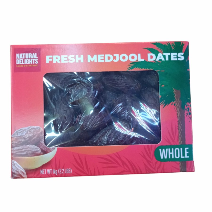 

BARD VALLEY NATURAL DELIGHTS MEDJOOL DATES USA LARGE SIZE 1KG - KURMA MEDJOL USA