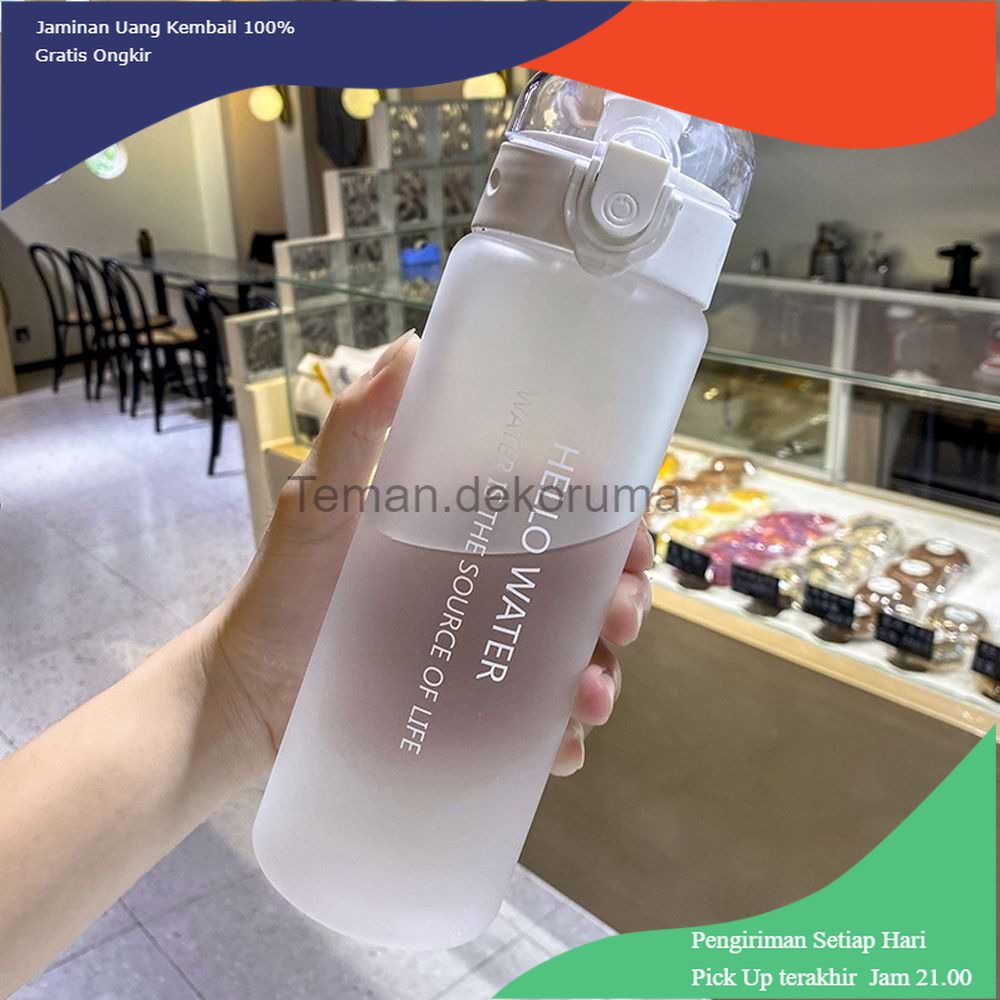 TD - DPR POHAN Botol Minum Plastik Frosted Sports Water Bottle 780 ml - ME78