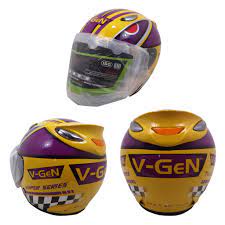 HELM V-GEN STANDAR SNI HALF FACE BARU LIMITED EDITION FREE SARUNG + PACKAGING KARDUS
