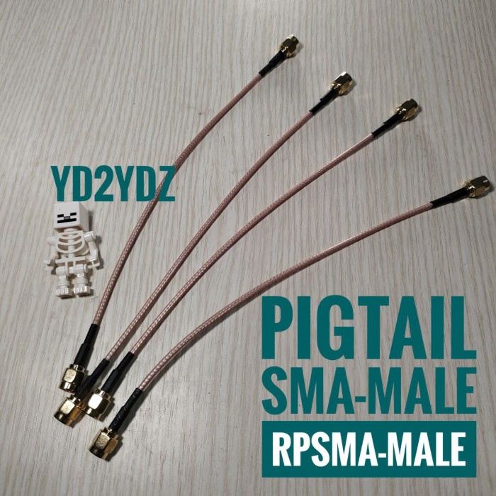 kabel pigtail sma male to rp-sma male konektor rpsma rg316 antenna sambungan wifi drone mikrotik ubnt jumper coaxial nanovna