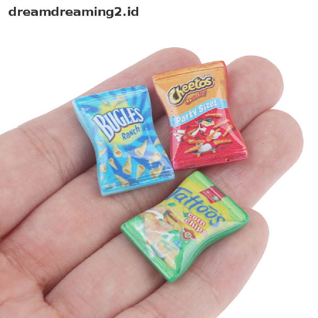 (hot) 10pcs 1: 12 1: 6rumah Boneka Miniatur Simulasi Permen Boneka Aksesoris Dapur//