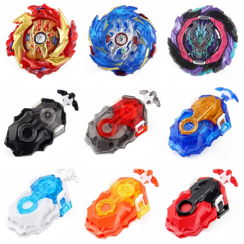 Fusion Metal B174 B186 Beyblade Burst Peluncur Kawat Dua Arah Battle Spinning Top Mainan Untuk Hadiah Ulang Tahun Anak