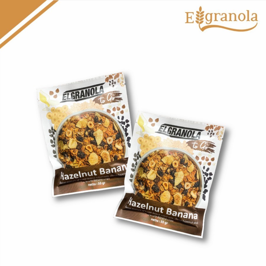 

El Granola 2 x 50 gr Hazelnut Banana