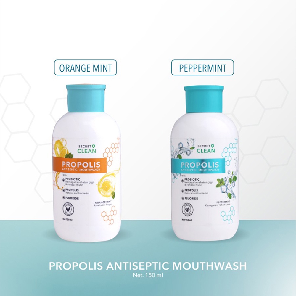 Secret Clean Propolis Antiseptic Mouthwash