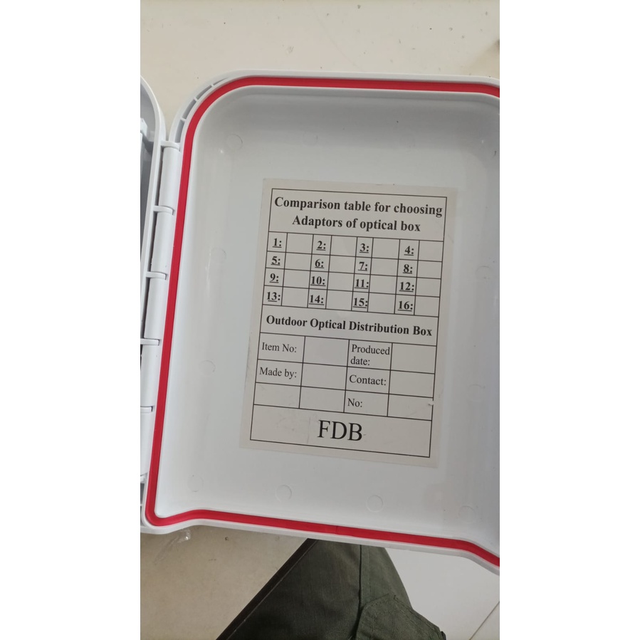 ODP 8 Core - 8 Port Optical Distribution Point FO