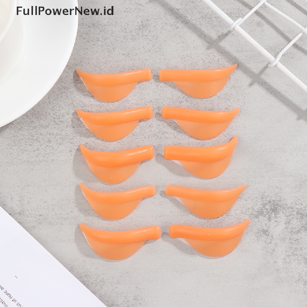 Power 5pasang/pak Silicone Eyelash Perm Pad Daur Ulang Bulu Mata Batang Penjepit Bulu Mata ID