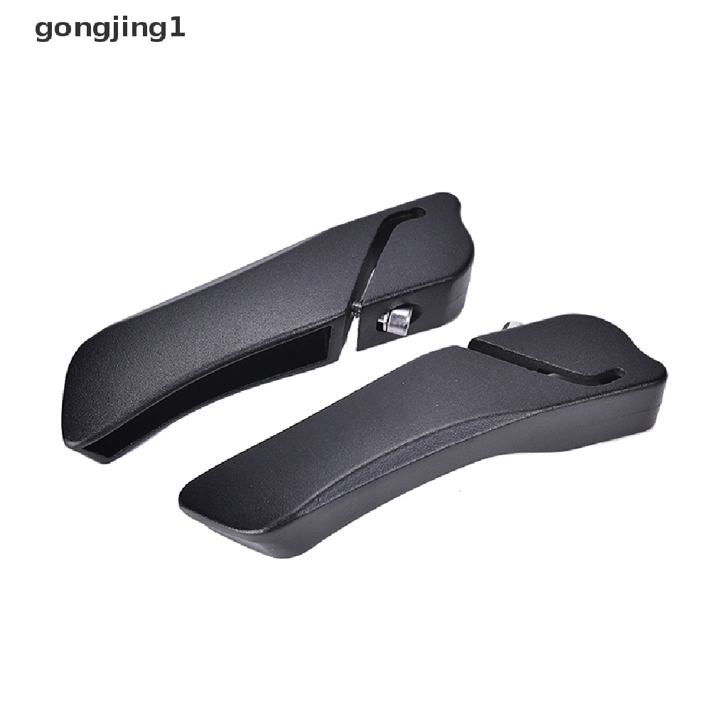 Ggg 2X Hitam Paduan Aluminium Bersepeda Sepeda Sepeda Gunung Stang Bar End Grips ID