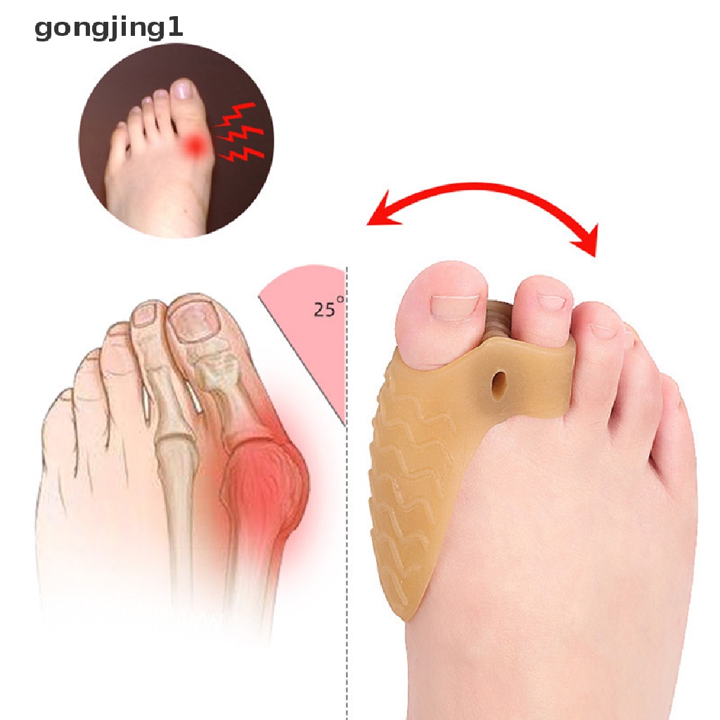 Ggg Big Toe Catokan Jempol Valgus Pelindung Bantalan Kaki Silikon Pereda Nyeri Kaki ID