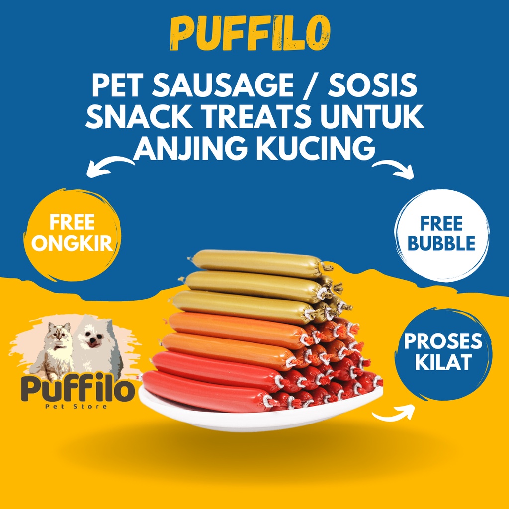 PET SAUSAGE / SOSIS SNACK TREATS UNTUK ANJING KUCING