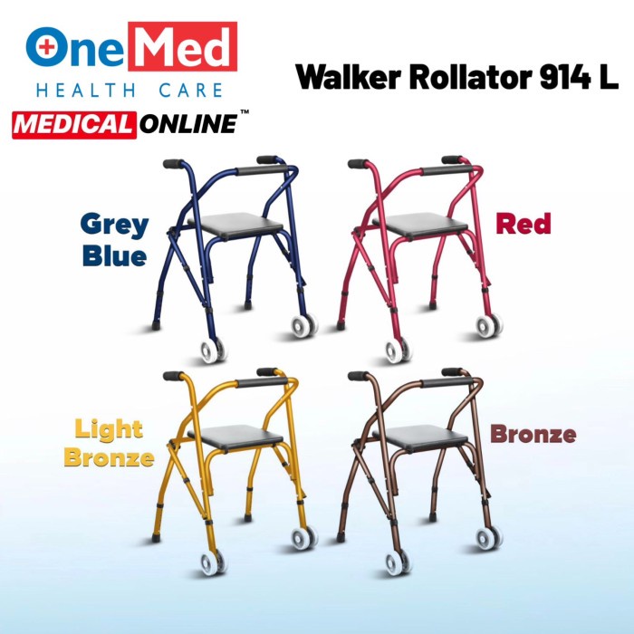 WALKER ROLLATOR FS 914 L ONEMED ALAT BANTU JALAN BERODA MEDICAL ONLINE