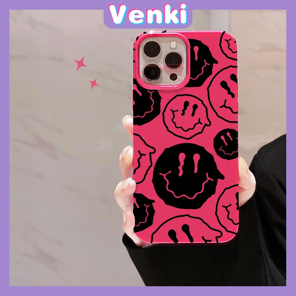 Case for iPhone 11 Soft TPU Glossy Rose Red Candy Case Cute Trendy Smiley Camera Protection Shockproof For iPhone 14 13 12 11 Pro Max 7 8 Plus X XR