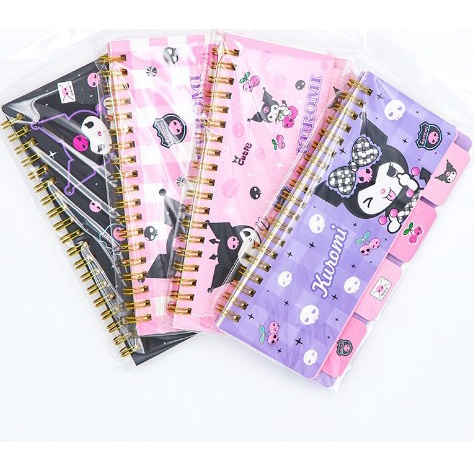 (48 HAL) A6 RINGBOOK SANRIO / A6 NOTEBOOK SANRIO PREMIUM / NOTE BOOK CINNAMOROLL KUROMI  MELODY