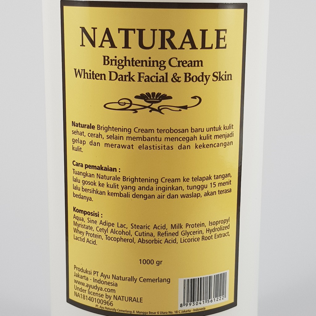 Naturale Brightening Cream 1000